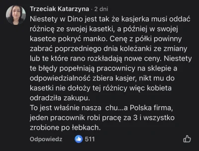 Ka4az - Wiadomo Dino podbija Polski rynek, bo traktuje pracownika jak g---o xD

#dino...
