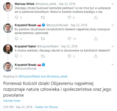 R187 - @OskarDw: Wystarczy przejrzeć wpisy Bosaka z Twittera: