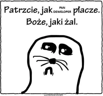 AtlantyQ - > Pan Developer przez was płacze :(

@Przegrywek123: