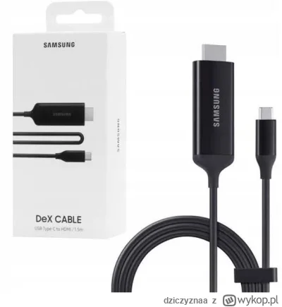 dziczyznaa - Mireczki czy używa ktoś z Was kabla Samsung Dex? Chodzi o to, że potrzeb...