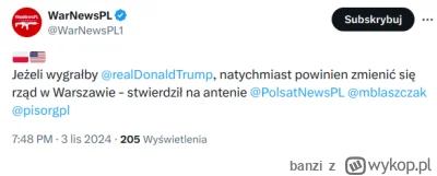 banzi - Tym to już peron zupełnie odjechał ( ͡° ͜ʖ ͡°)

#trump #wybory #bekazpisu #po...