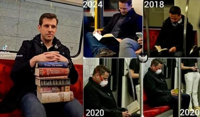 BlNARNY - Jest odpowiedź na "czytanie książek w metrze" przez Trzaskowskiego.
Po tym ...