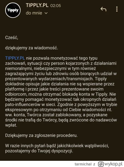 tarmichal - #kononowicz 
Konto tipply "Pan Leszek" (właścicielem albo Kosno albo Dryb...