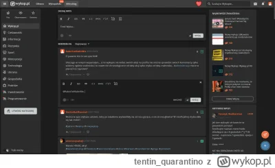 tentin_quarantino - Naprawiłem szatę graficzną. W komentarzu screen z głównej. Rzućci...