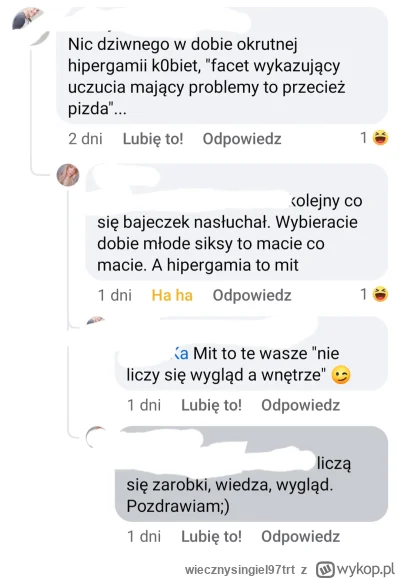 wiecznysingiel97trt - Kolejne wysrywy p0lki zarabiaj 20.000 k na ręke, miej twarz cha...