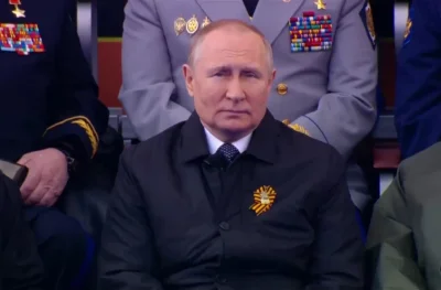 KawaJimmiego - Smak zwycięstwa- zdjęcie Putina z parady wojskowej w 2022: