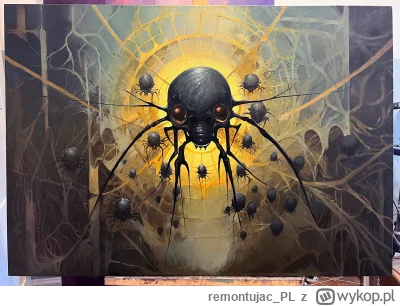 remontujac_PL - Obraz do kolekcji z pająkami - 100x70 cm.
Skończony na 80% - zostały ...