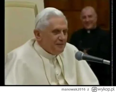 manowak2016 - #papiez #heheszki Czy może ktoś wrzucić film - kawał benedykta o cyrku?...