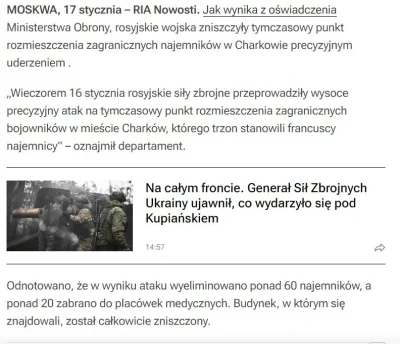 JPRW - Widzę, że Rosjanie ostro lecą w narrację o zagranicznych najemnikach. Co prawd...