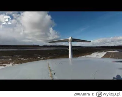 200Amra - Nagranie z drona jaki wziął udział w ataku na samolot kacapów stacjonujący ...