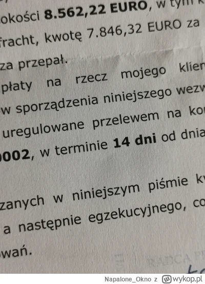 Napalone_Okno - Wysyłam fragment listu który dzisiaj przyszedł @jaboleq93 chciałeś to...