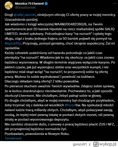 gonzo91 - Na #nieruchomosci od #zaorski jest 20 baniek hipoteki. Ała. #gielda