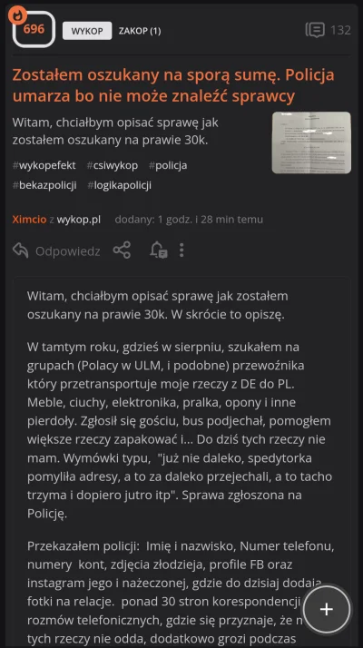 Kam_sekwaw - Tytuł - polska #policja umarza sprawę, bo nie znalazła sprawcy.

Fakty -...