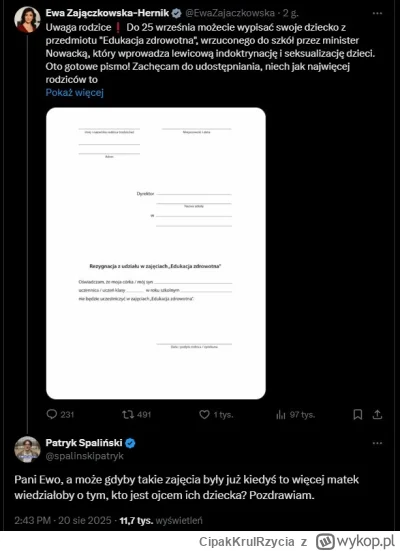 CipakKrulRzycia - #polityka #szkola #edukacja #bekazkonfederacji