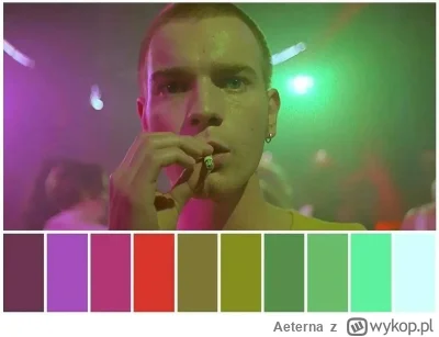 Aeterna - Jak zrobić taki efekt żeby poniżej była paleta kolorów? #photoshop #adobe #...