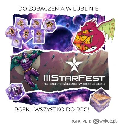 RGFK_PL - Potrzebujecie nowych akcesoriów do rpgowania? Zgubiliście jakieś kostki lub...