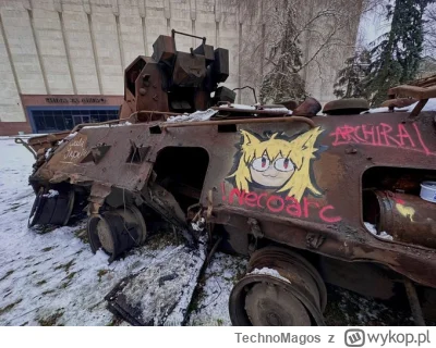 TechnoMagos - Brak mi słów... Ruski NEKO-BTR spenetrowany Javelinem #wojna #anime htt...