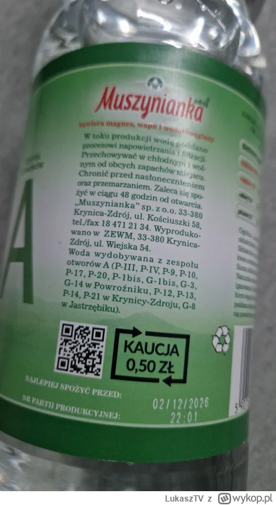 LukaszTV - Plusy mieszkania blisko gdzie robią Muszyniankę? Masz nowe partie już z ka...