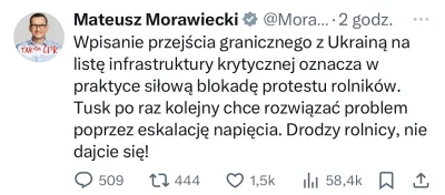 Gours - Nie ma to jak były polski premier podżegający do zamieszek na granicy. Niech ...