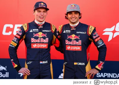 jaxonxst - Osiem lat temu Max Verstappen i Carlos Sainz zadebiutowali w Formule 1. Ob...