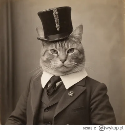 szmij - nawiedził Cie dystyngowany gentleman
#koty #modameska  #starezdjecia