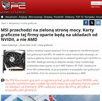 josedra52 - Fajnie fajnie, nie ma nic lepszego dla konsumenta jak monopol.  

#amd #m...