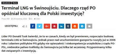 eduardo-garcia - @Kempes: 

A już pomijając twoje kłamstwa na temat gazoportu... 
Kto...