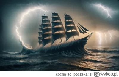 kochatopoczeka - #aiart 
#stablediffusion
#nocnepromptowanie 

" okręt mój płynie dal...