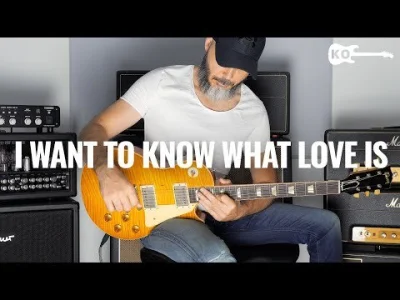 villog - Foreigner - I Want to Know What Love Is - Electric Guitar Cover by Kfir Ocha...