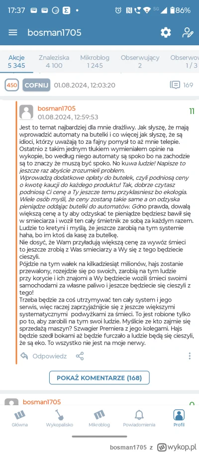 bosman1705 - Chyba trafiłem z przepowiednią.