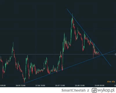 SmartCheetah - #gielda patrzcie, postawilem kreski na Bioceltix i mi wyszło, że snake...