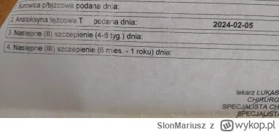 SlonMariusz - @Vena_cava1995 ulotki nie dali, tylko kartę szcepień