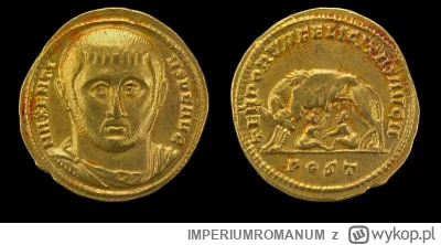 IMPERIUMROMANUM - Złota moneta Maksencjusza

Złota moneta Maksencjusza z czasów panow...