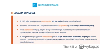 Thorkill - @Sesja: I znowu ta liczba rzekomych "migrantów" wzięta z tej liczby pozwol...