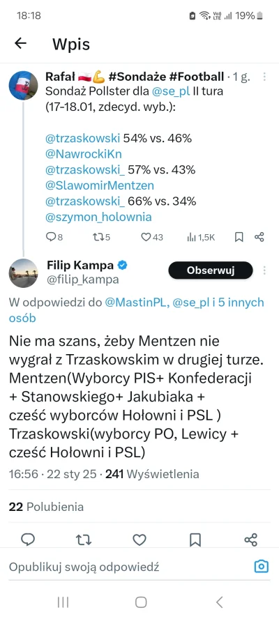 splinter96 - Sondaże kłamią, gdyby Sławek wszedł do drugiej tury to rozgromiłby Trzas...