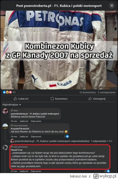 lukasz-lux - #kubica #powrutcontent #f1