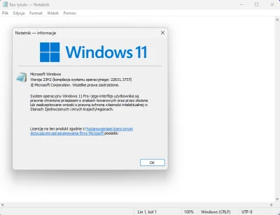 jednorazowka - @freddd: Tak odzyskasz stary Notatnik.

Aaale przetestowałem to też na...