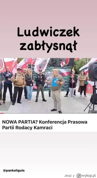 JAn2 - Ludwiczek nie zabłysnął ( ͡° ͜ʖ ͡°)

#neuropa #4konserwy #bekazprawakow #ludwi...