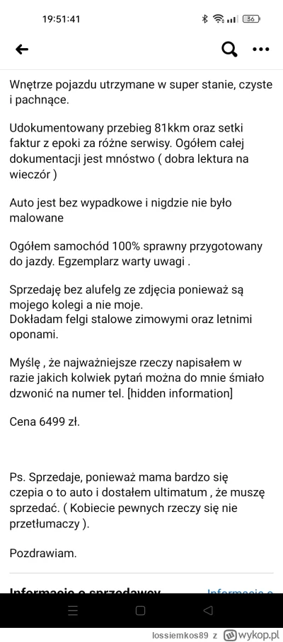 lossiemkos89 - Z cyklu kiedy matka każe Ci sprzedać samochód ( ͡° ͜ʖ ͡°) #heheszki #m...
