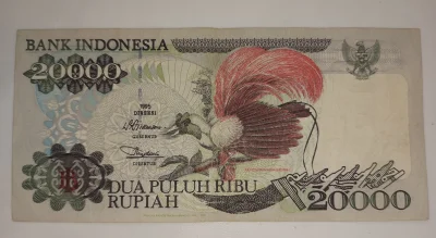 Barakun91 - #numizmatyka #pieniadze #hobby
20 000 Rupiah z Indonezji (1995)