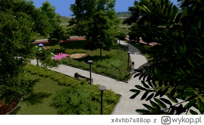 x4vhb7s88op - Park, który w przyszłości będą otaczały domy jednorodzinne.
#citiesskyl...
