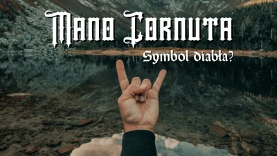 metalnewspl - Mano cornuta to gest wykonywany przez podniesienie palca wskazującego i...