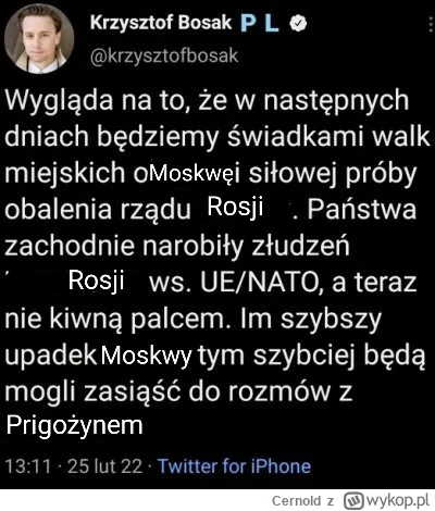 Cernold - #heheszki 
#wagner
#rosja 
#ukraina