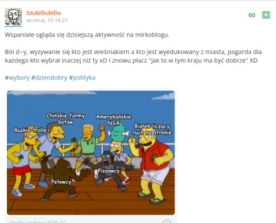 makler___gieldowy - i tak się żyje w tym naszym kraju. Jedni drugich muszą opluć :) 
...