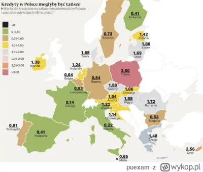 puexam - "Kredyt w Polsce jest drogi i to może być jeden z powodów niechęci przedsięb...
