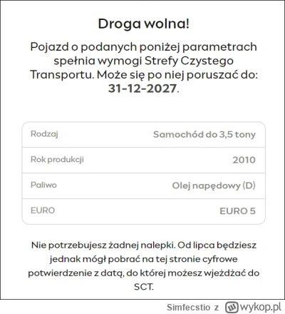 Simfecstio - @Mandarex: To chyba strona czystego transportu ma inne zdanie niż Ty xd
...