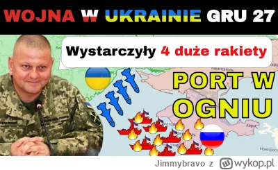 Jimmybravo - 27 GRU: FENOMENALNIE! Ukraińcy ZNISZCZYLI 20% rosyjskiej FLOTY CZARNOMOR...