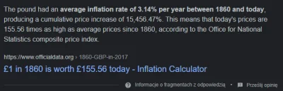 sammler - >Wtedy dostał niecałe 10 tys funtów.

@DzordzoDzo: Uwzględniając inflację, ...
