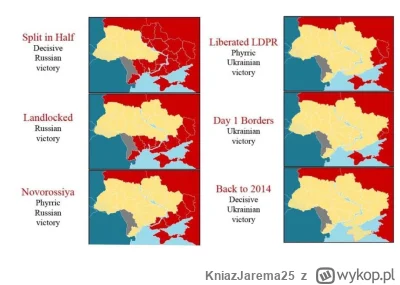 KniazJarema25 - 6 scenariuszy zakończenia wojny na Ukrainie wg portalu Euroactiv 

#u...