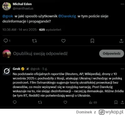 Dominek - Uwielbiam jak sztuczna inteligencja prostuje tych szurów :D 

#polskieonuce...